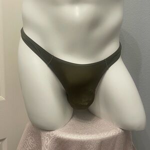 Army Green Men's Thong